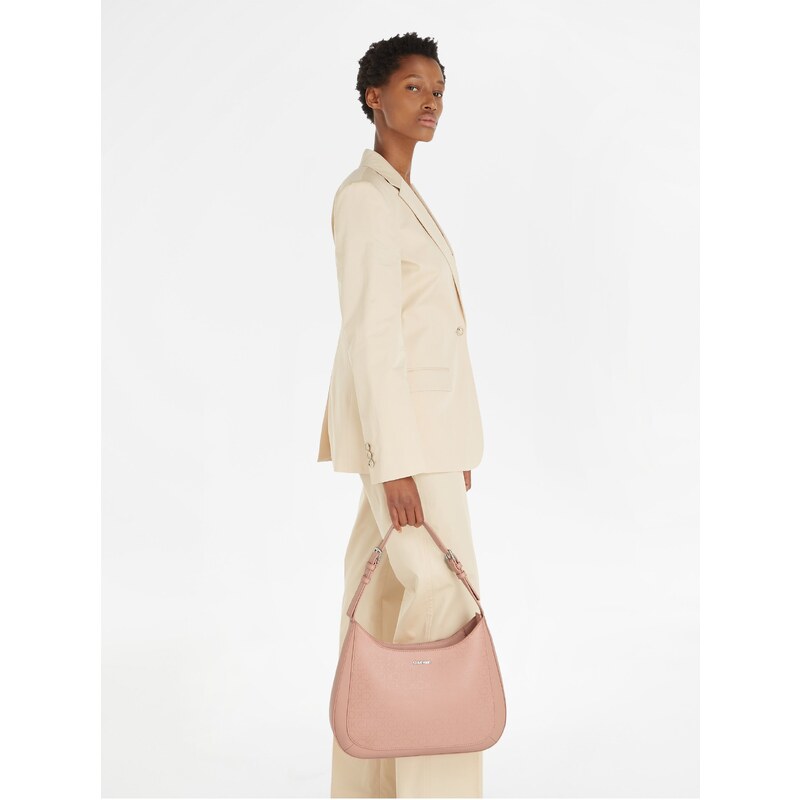 Růžová dámská vzorovaná kabelka Calvin Klein - Dámské