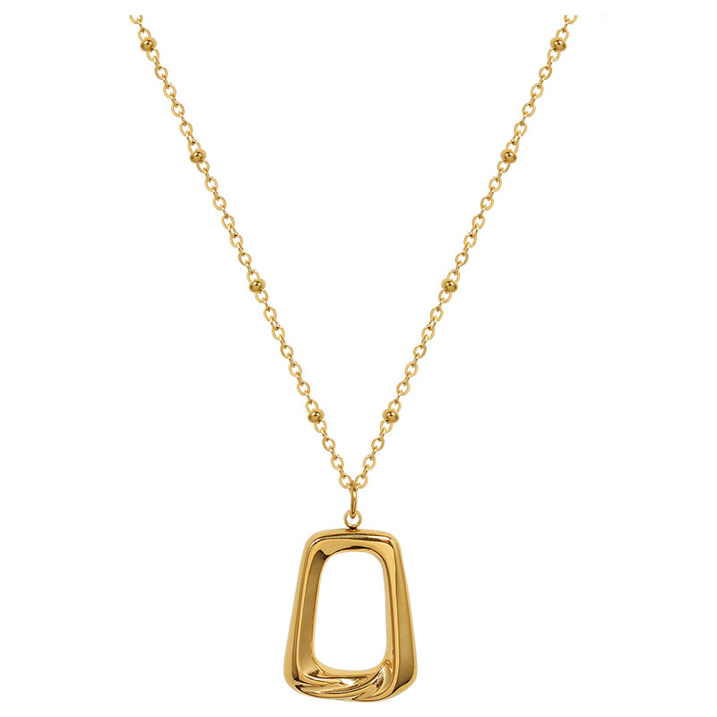 JVD Ocelový pozlacený náhrdelník SSSN0042XJ2GO00 81146564