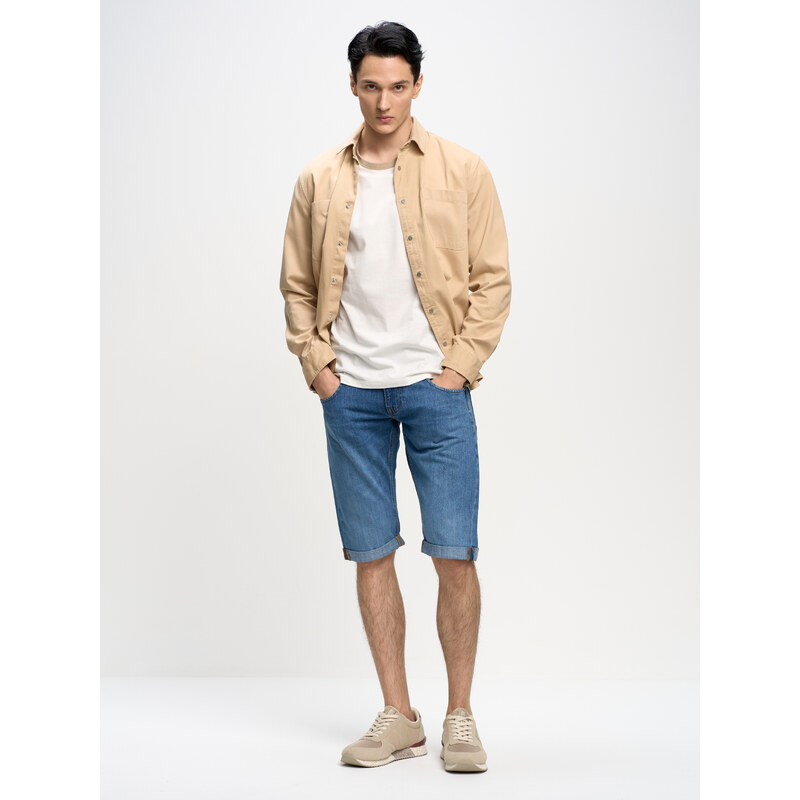 Big Star Mans Bermuda Shorts 111212 Denim