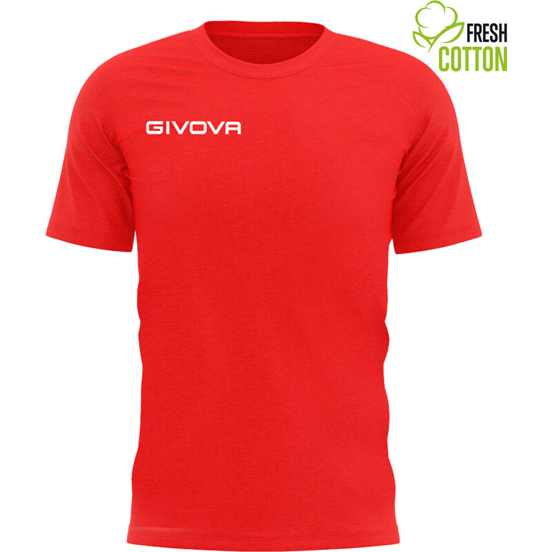 Bavlněné triko Givova Fresh red 2XL 109626193