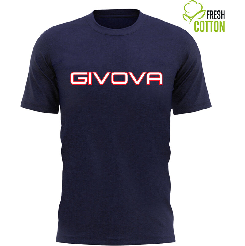 Bavlněné triko Givova Spot navy blue 2XL 109626162