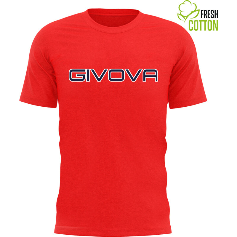Bavlněné triko Givova Spot red 2XL 109626161