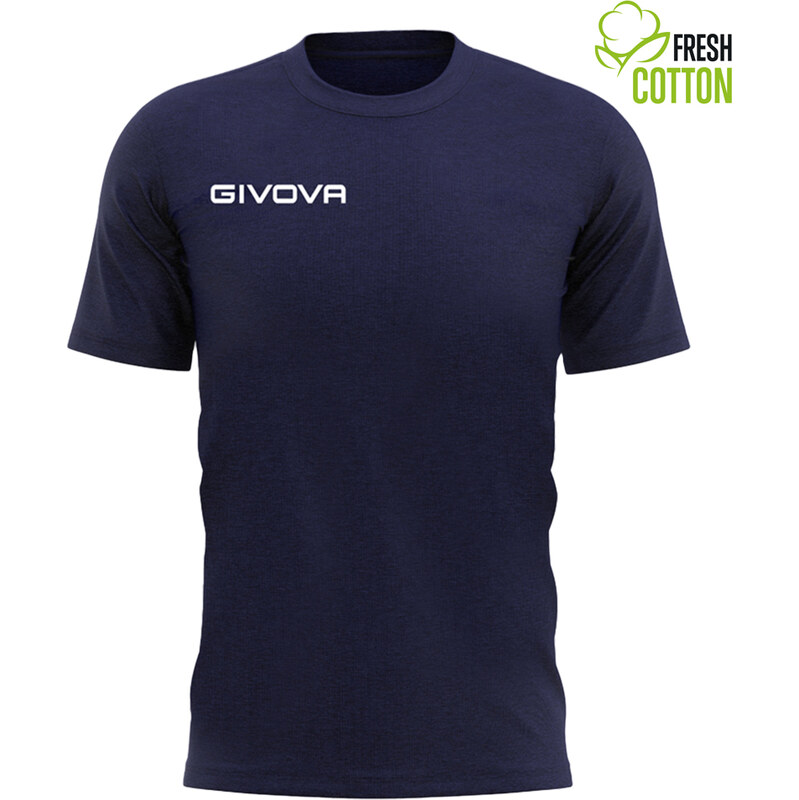 Bavlněné triko Givova Fresh navy blue 2XL 109626164