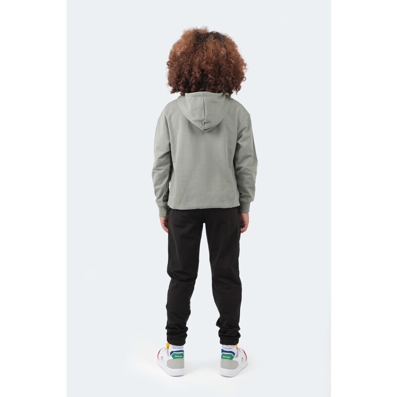 Slazenger Dror Kids Unisex Sweatshirt Khaki