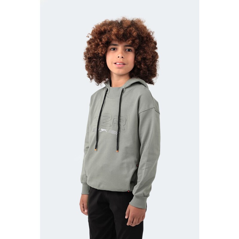 Slazenger Dror Kids Unisex Sweatshirt Khaki