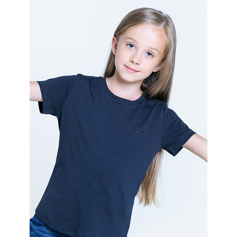 Big Star Kids's T-shirt_ss T-shirt 152061 Blue-403