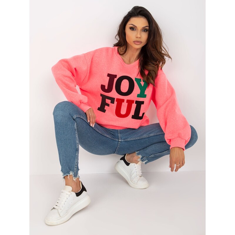 My Red Lips Sweatshirt-EM-BL-617-5.00X-fluo pink