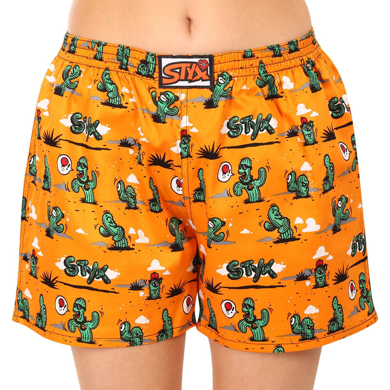 Dámské trenky na spaní Styx kaktusy (DTD1351)