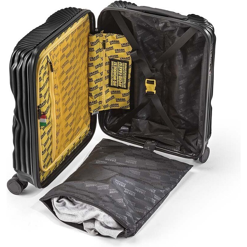 Kufr Crash Baggage STRIPE Small Size černá barva, CB151
