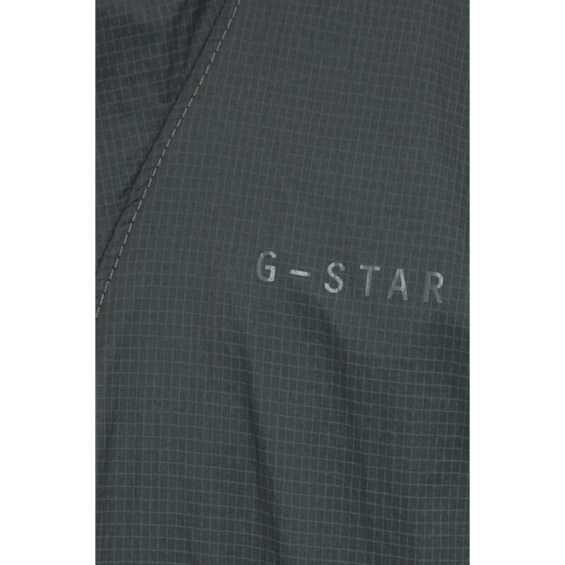 Bunda G-Star Raw pánská, zelená barva, přechodná, oversize
