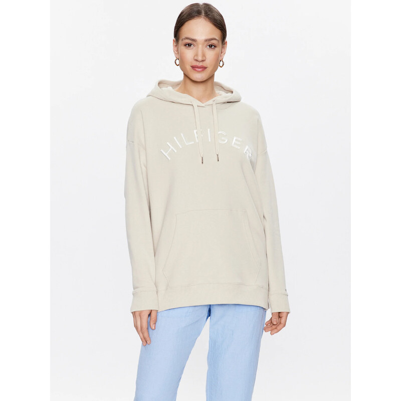 Tommy Hilfiger dámská béžová mikina