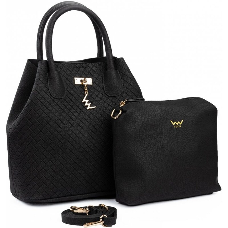 Stylová kabelka do ruky VUCH Gabi Diamond Black, černá 113616158