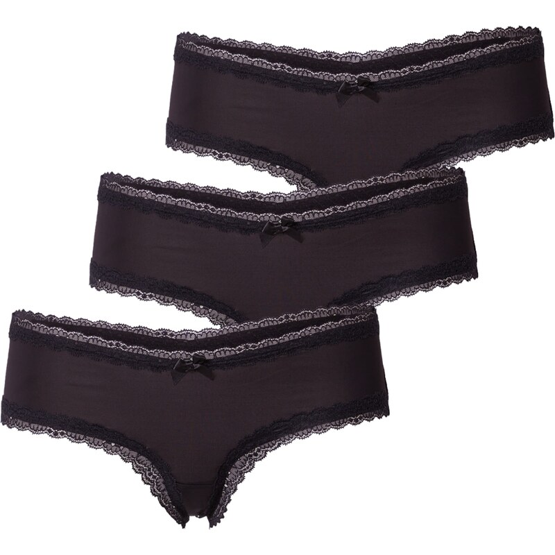 Hunkemöller Tanga London černá