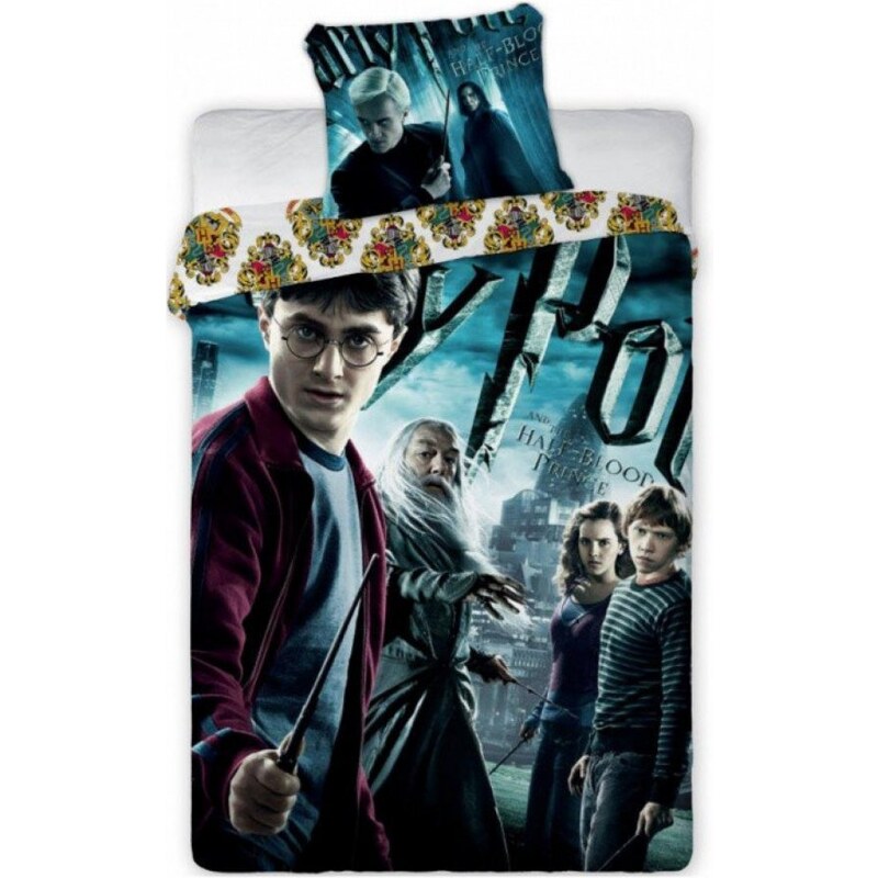 Faro Bavlněné ložní povlečení Harry Potter - motiv Princ dvojí krve - 100% bavlna - 70 x 90 cm + 140 x 200 cm