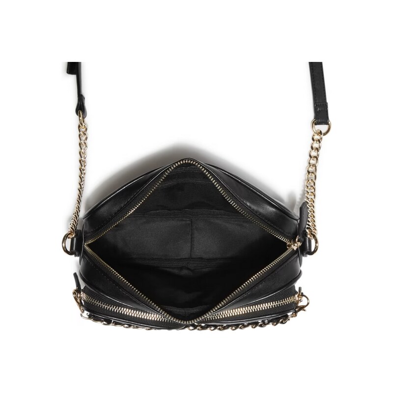 GUESS dámská kabelka, crossbody Cassie hladká černá