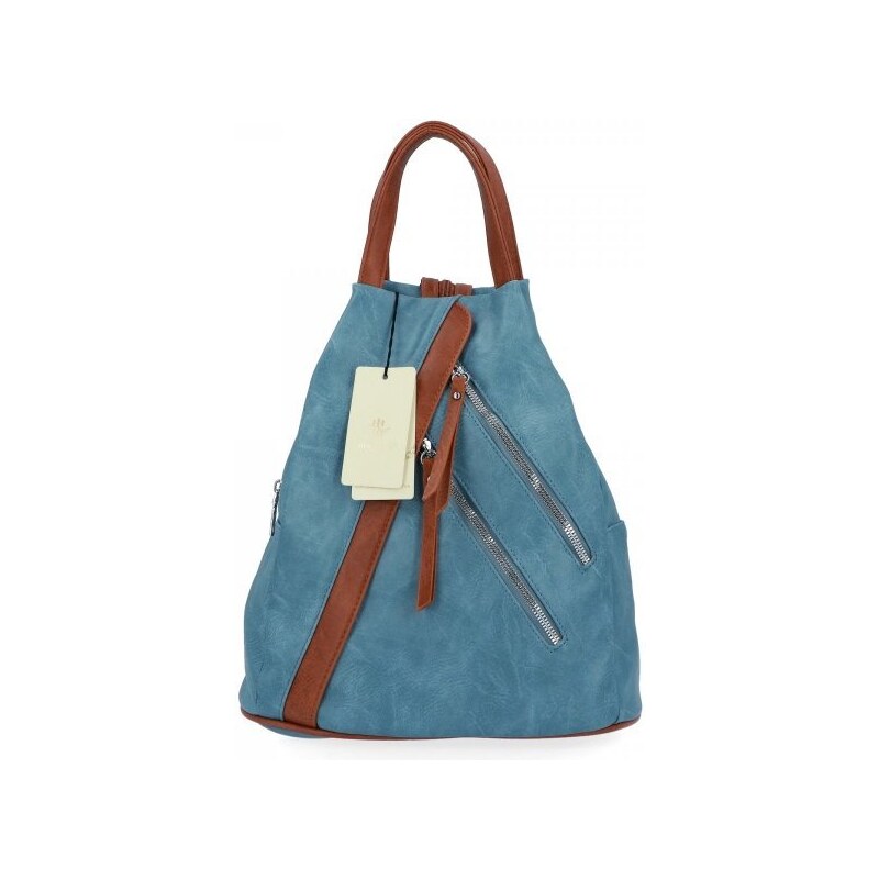 Dámská kabelka batůžek Herisson světle modrá 1502H301