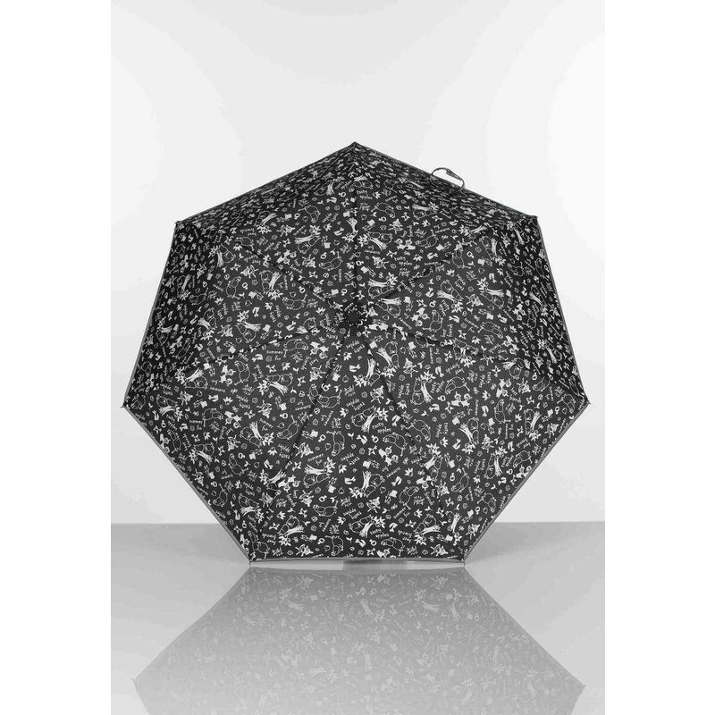 Lasessor Finsko Skládací deštník Moomin Garden black R 89cm