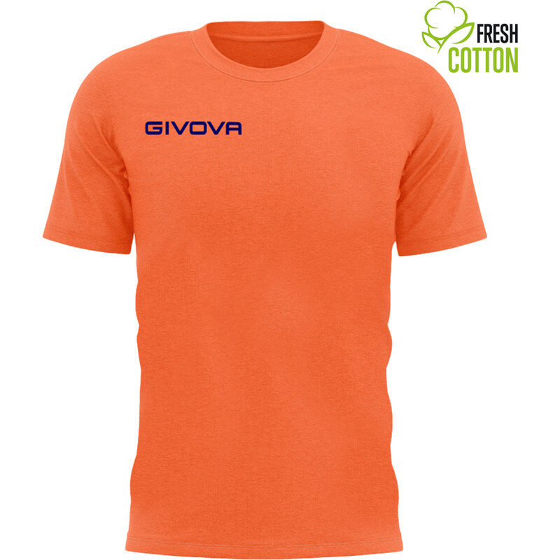 Bavlněné triko Givova Fresh orange fluo L 109626195