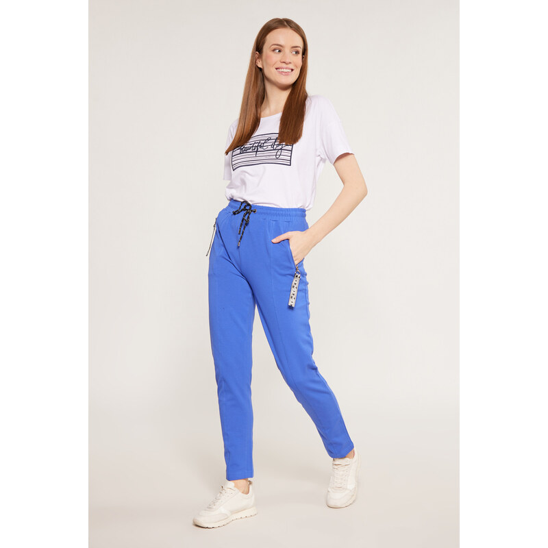 Dámské kalhoty / tepláky TRU0010-013 královská modř - Monnari 81192037