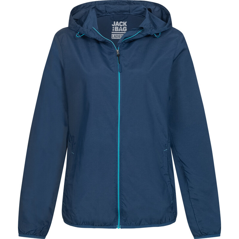 Dámská lehká větrovka Jack in Bag Blue S-M 109625100