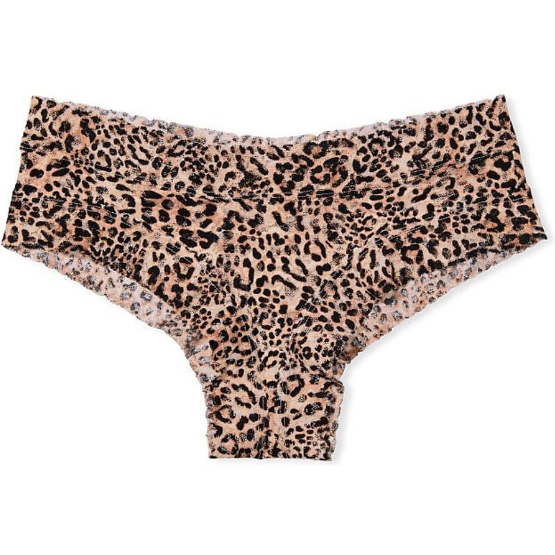 Victoria's Secret leopardí krajkové brazilky Lacie Cheeky Panty