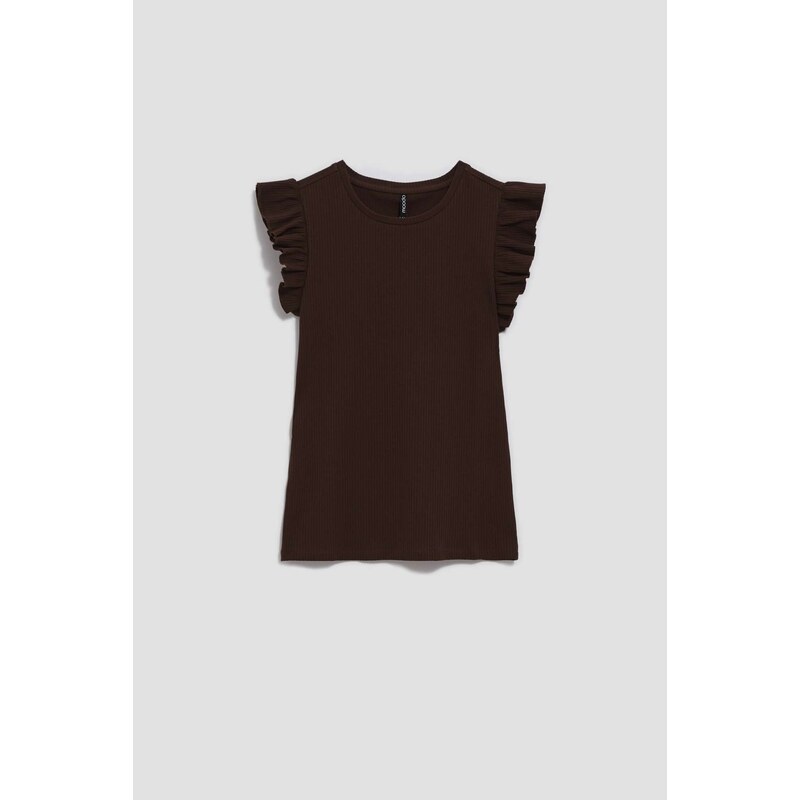 Marisse DÁMSKÝ TOP L-TS-4071 D.DUB