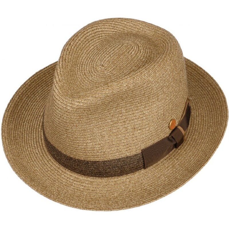 Slaměný crushable (nemačkavý) letní klobouk Fedora - Mayser Samuel