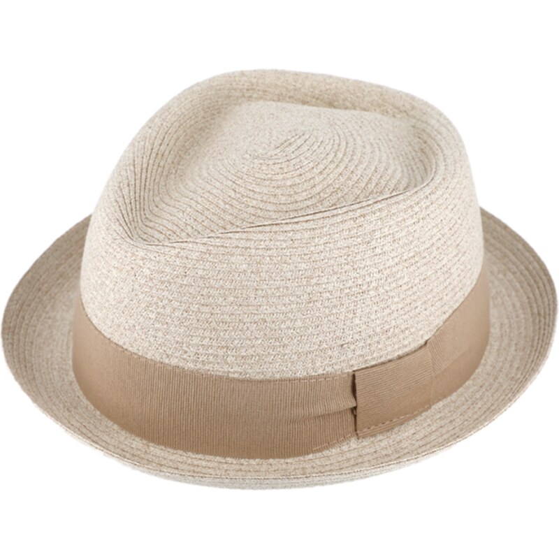 Fiebig Extra lehký klobouk Trilby - béžový extra lehký klobouk