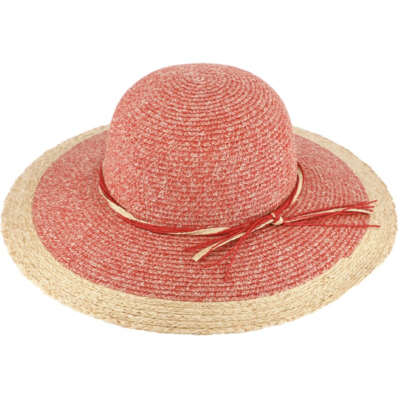 Letní dámský slaměný klobouk Fiebig s širokou krempou - Brim Hat Base Point
