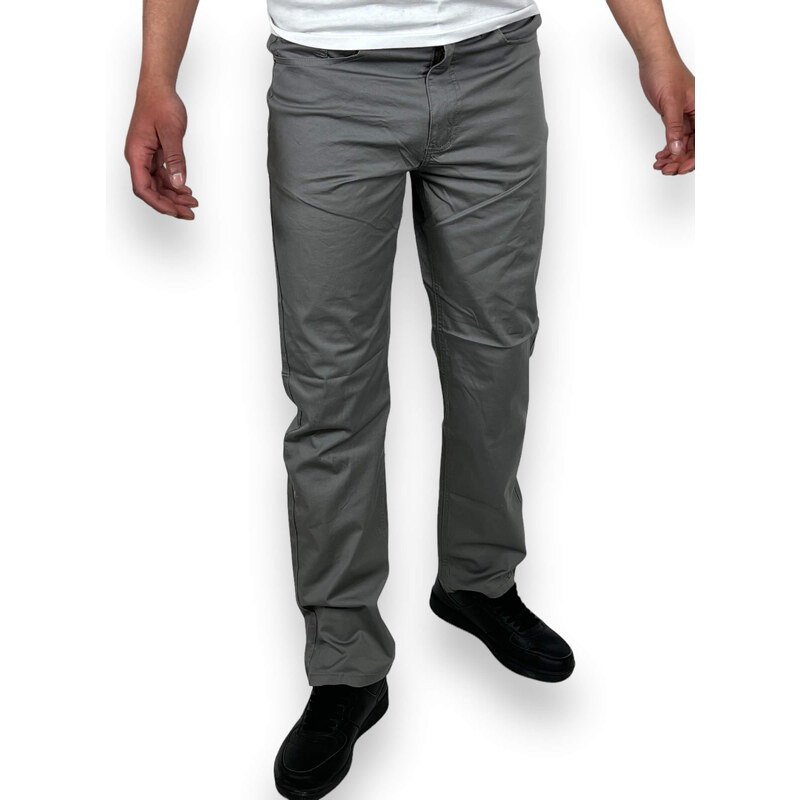 Harpia Pánské plátěné kalhoty šedé barvy 07