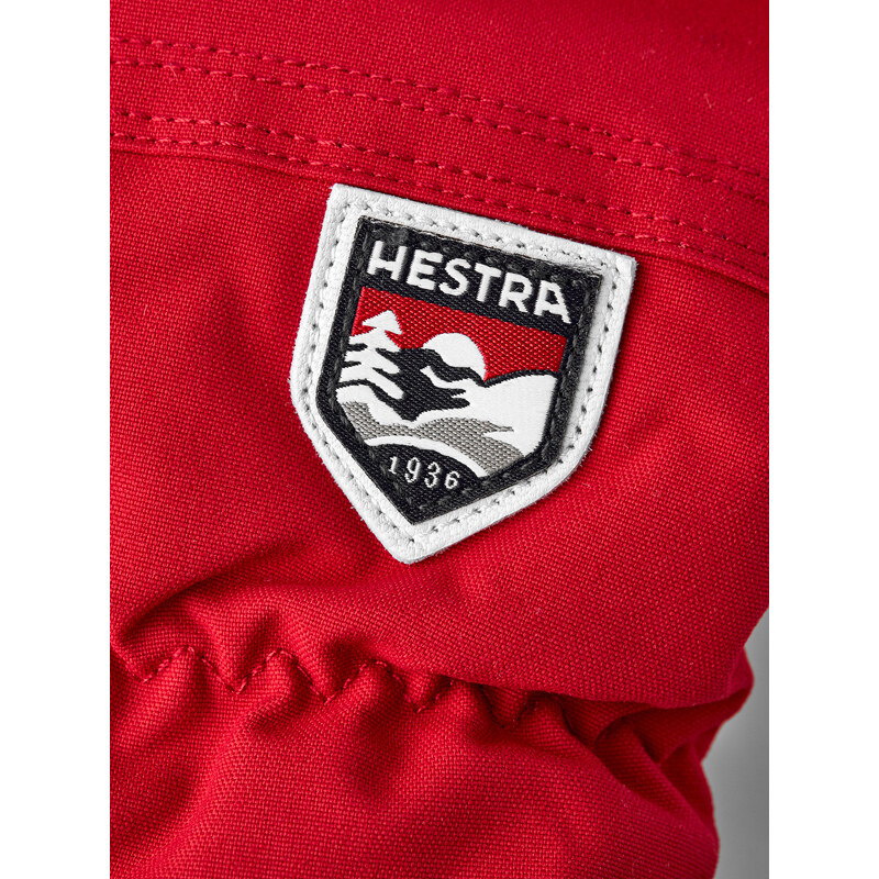 Hestra Rukavice Hestra ARMY LEATHER HELI SKI Mitt (red) 22/23 8