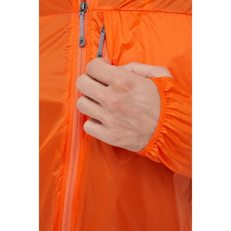 Nepromokavá bunda Houdini Come Along pánská, oranžová barva, přechodná
