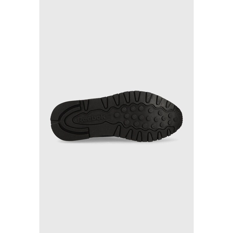 Kožené sneakers boty Reebok CLASSIC LEATHER černá barva, GY0960-CBLAC/PUGR