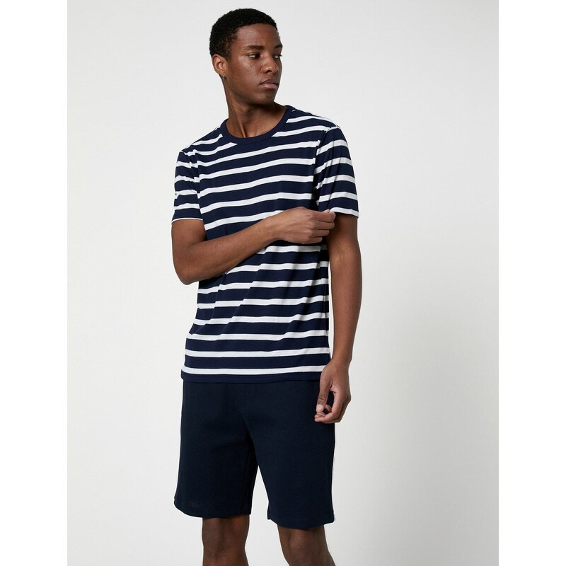 Koton Bermuda Shorts with Pocket Detailed Tie Waist.