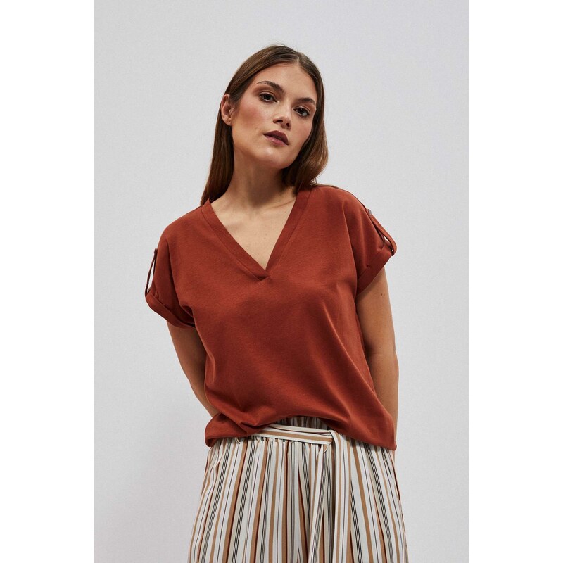Marisse DÁMSKÉ TRIKO L-TS-4076 HNĚDÉ