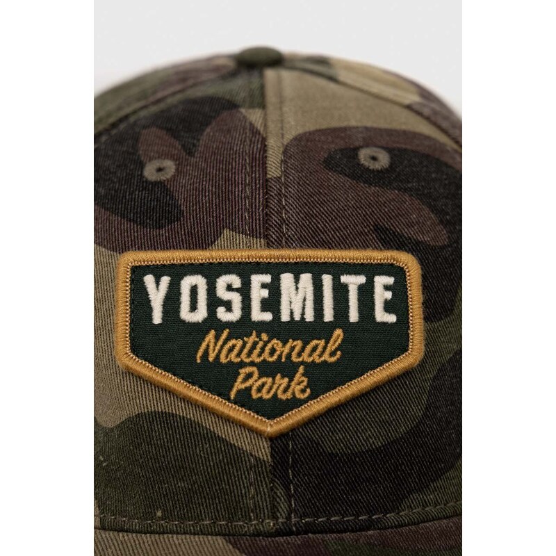 Bavlněná baseballová čepice American Needle Yosemite National Park zelená barva