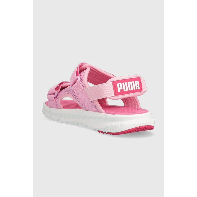 Dětské sandály Puma Puma Evolve Sandal Jr růžová barva