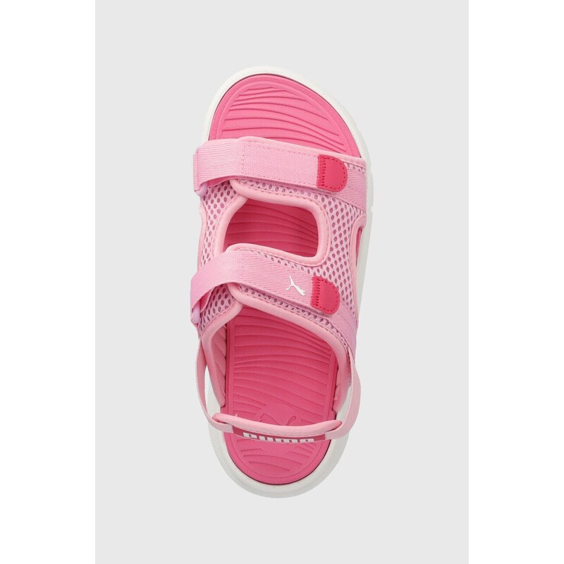 Dětské sandály Puma Puma Evolve Sandal Jr růžová barva