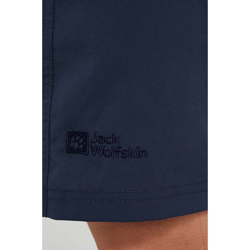 Šaty Jack Wolfskin SONORA tmavomodrá barva, mini, 1503994