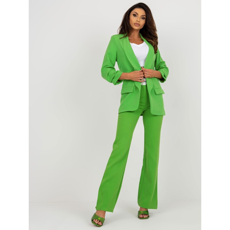 Fashionhunters Světle zelené dámské sako od Adely