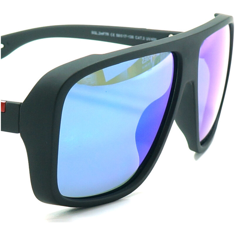 Polarizační brýle POLARIZED SPECIAL 2MF7 černý rám, Revo modré