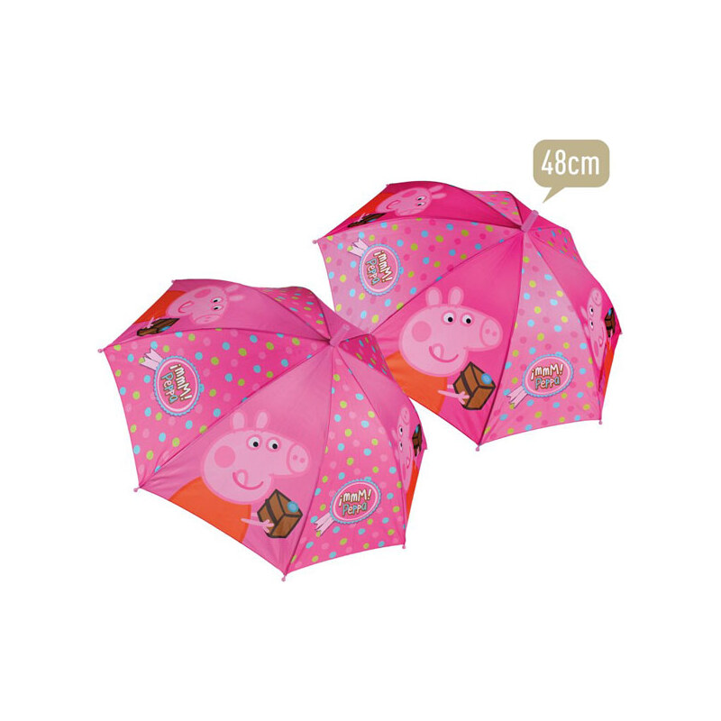 Cerda Deštník Prasátko Peppa Pig Puntíky 2401000136 pr. 65 cm