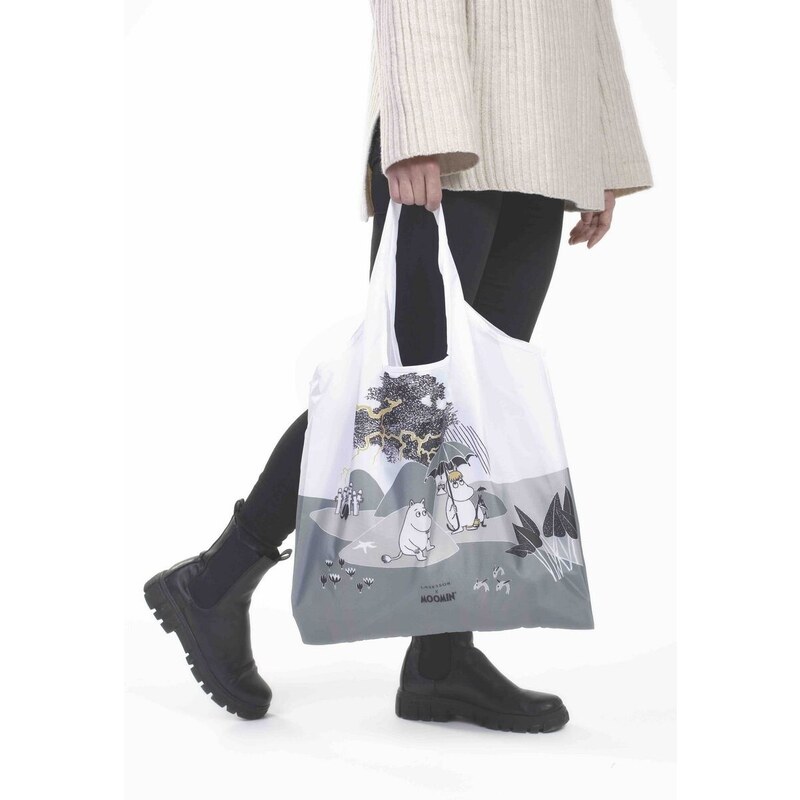 Lasessor Finsko Nákupní taška Moomin Island grey 30L 81295501