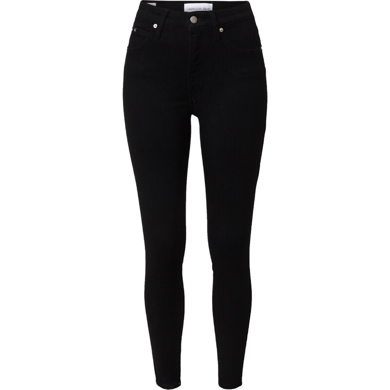 Calvin Klein Jeans Džíny černá / bílá