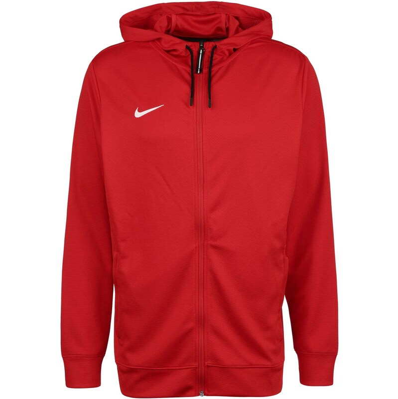 NIKE Sportovní bunda červená / bílá