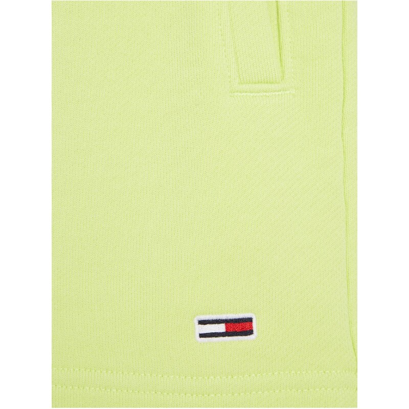 Tommy Hilfiger Žluté dámské kraťasy Tommy Jeans Essential - Dámské