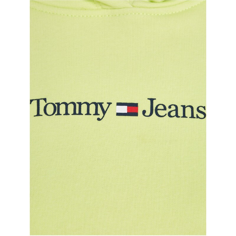 Tommy Hilfiger Žlutá dámská mikina Tommy Jeans Serif Linear - Dámské