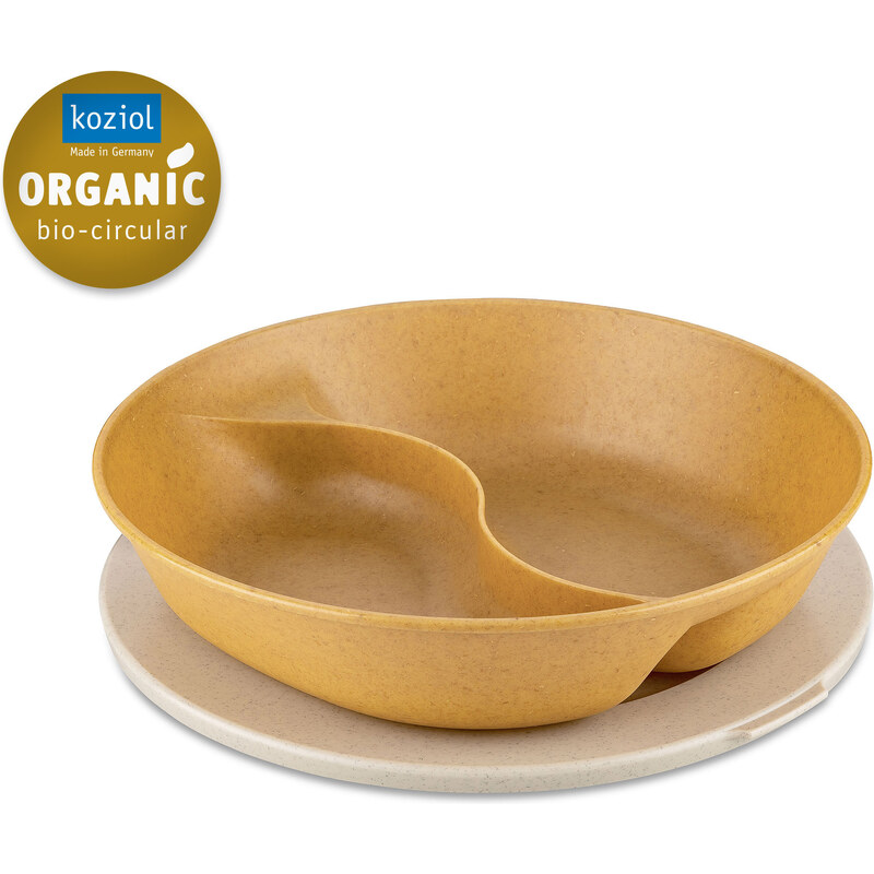 Koziol Piatto Divisorio Con Coperchio 1,5L - Connect SEPAREE 1,5 - Melamina, Lavastoviglie, Senza BPA - 3
