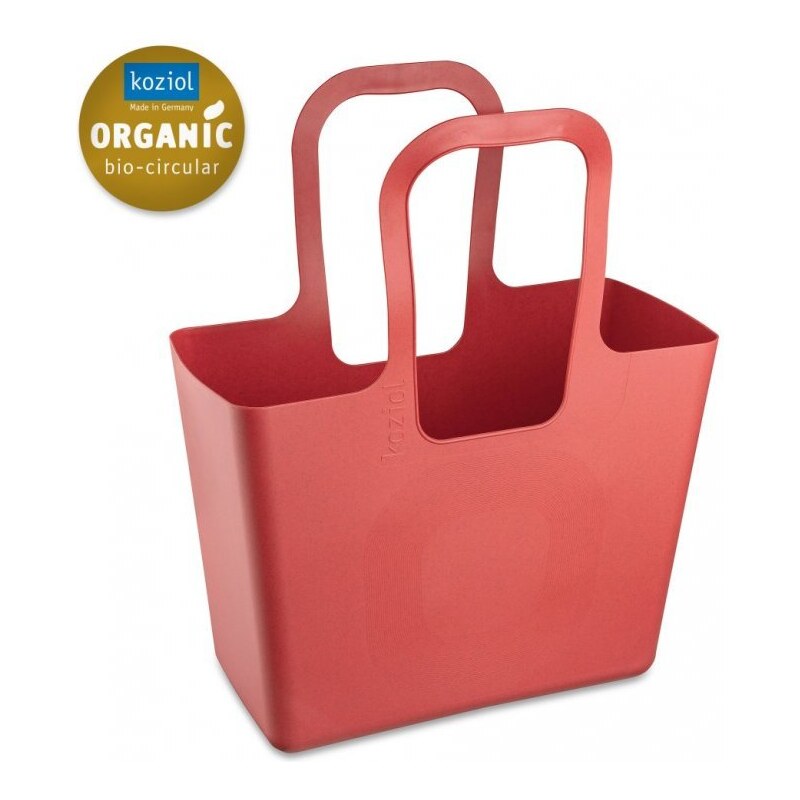 TASCHE XL plážová taška, zásobník, stojan na časopisy a noviny a na hračky Růžová Organic KOZIOL