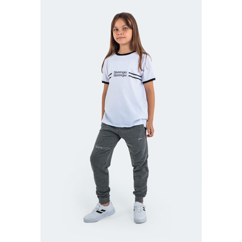 Slazenger Desta Unisex Kids' Sweatpants Dark Gray